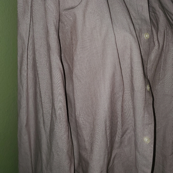 Perry Ellis Portfolio light purple large striped long sleeve button down. - Picture 2 of 10